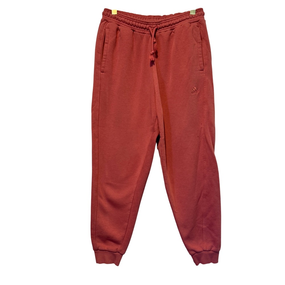 Adidas ALL SZN Fleece Joggers Red Terracotta Sweatpants Mens Large HJ7993